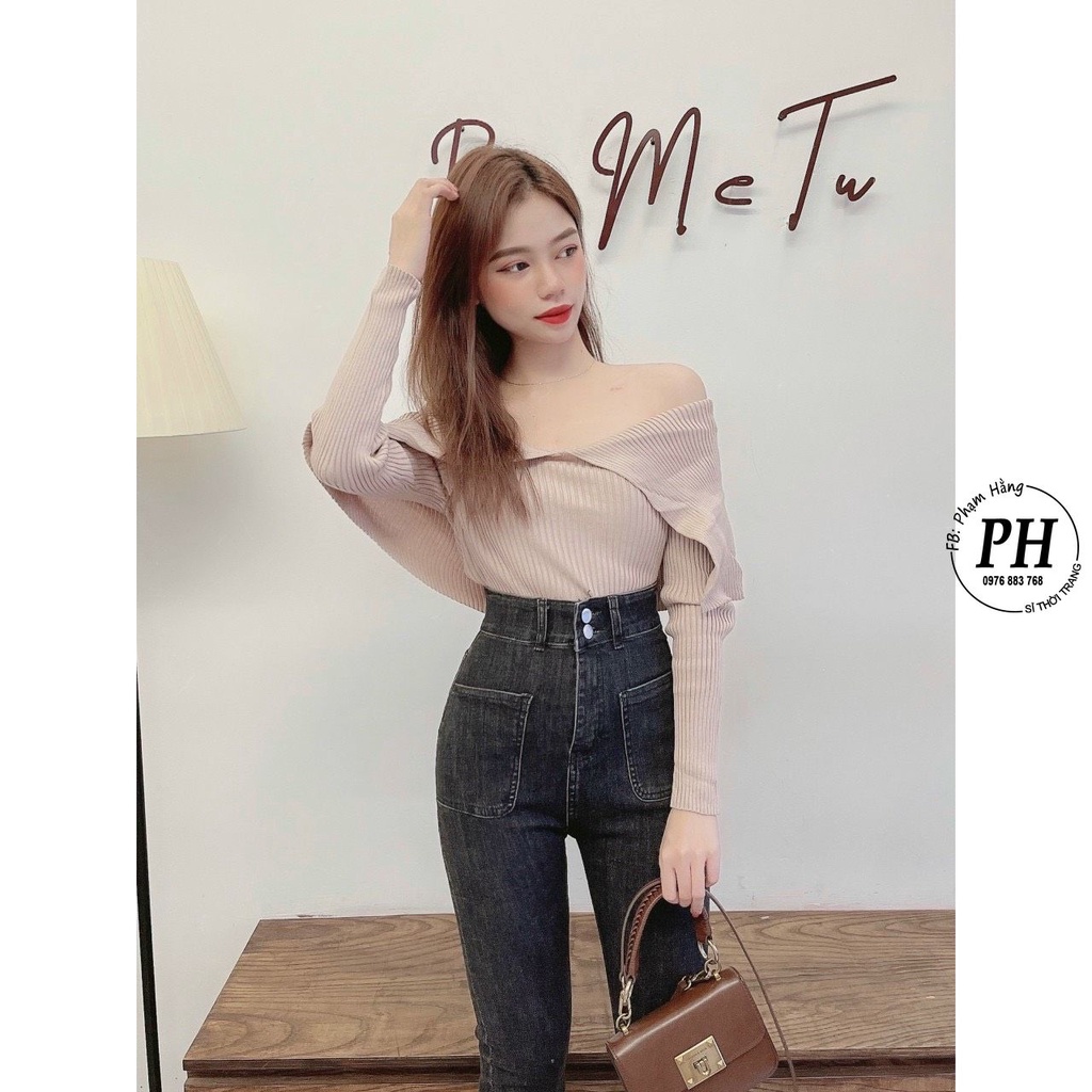 Quần Jeans Nữ Lưng Siêu Cao Tôn Dáng