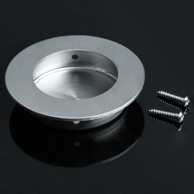 Tay Nắm Cửa Tủ Hình Oval / Tròn Bằng Thép Không Gỉ Tiện Dụng