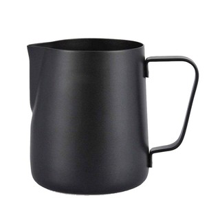 Ca đánh sữa màu đen 600ml - mr. phin coffee