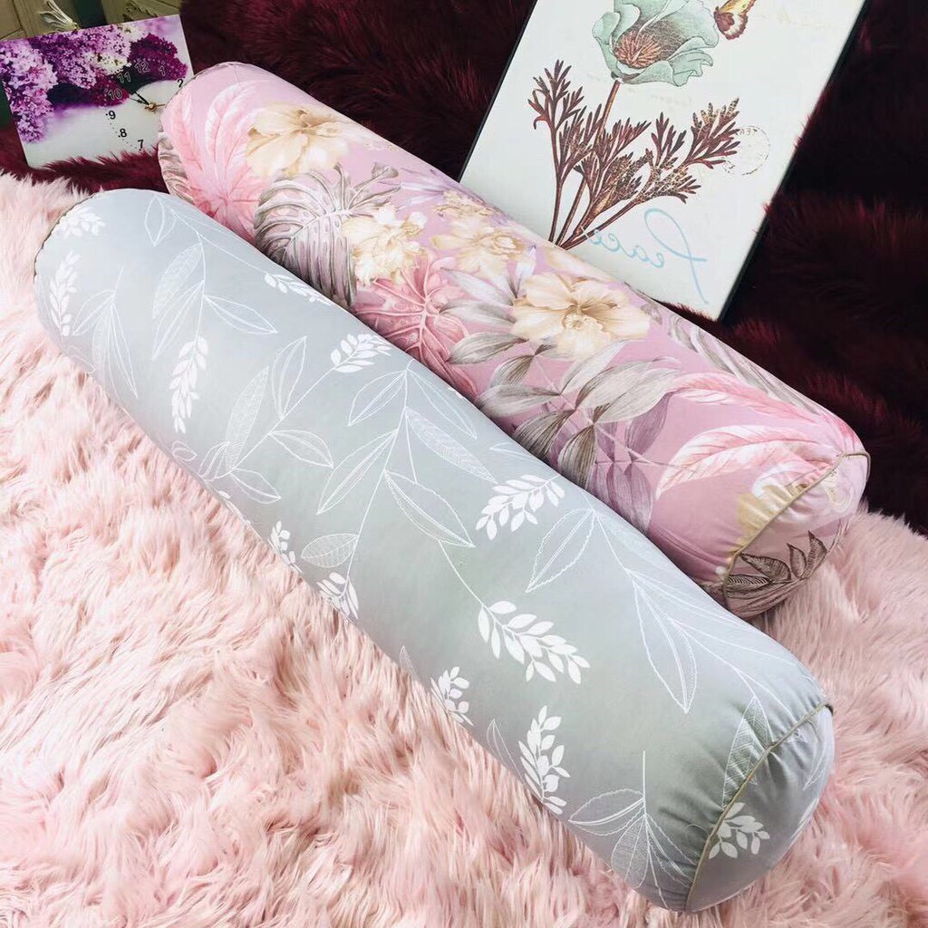 Vỏ gối ôm người lớn vải Cotton Hàn Quốc ALNENA NGỌC NỮ mát lạnh - Kích thước 35cm x 100cm giá tốt