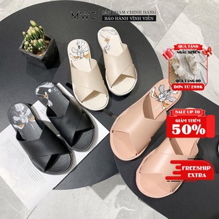 Dép Nữ MWC Quai Ngang Hình Chữ X Đế Hoạt Hình Trẻ Trung NUDE- 3362