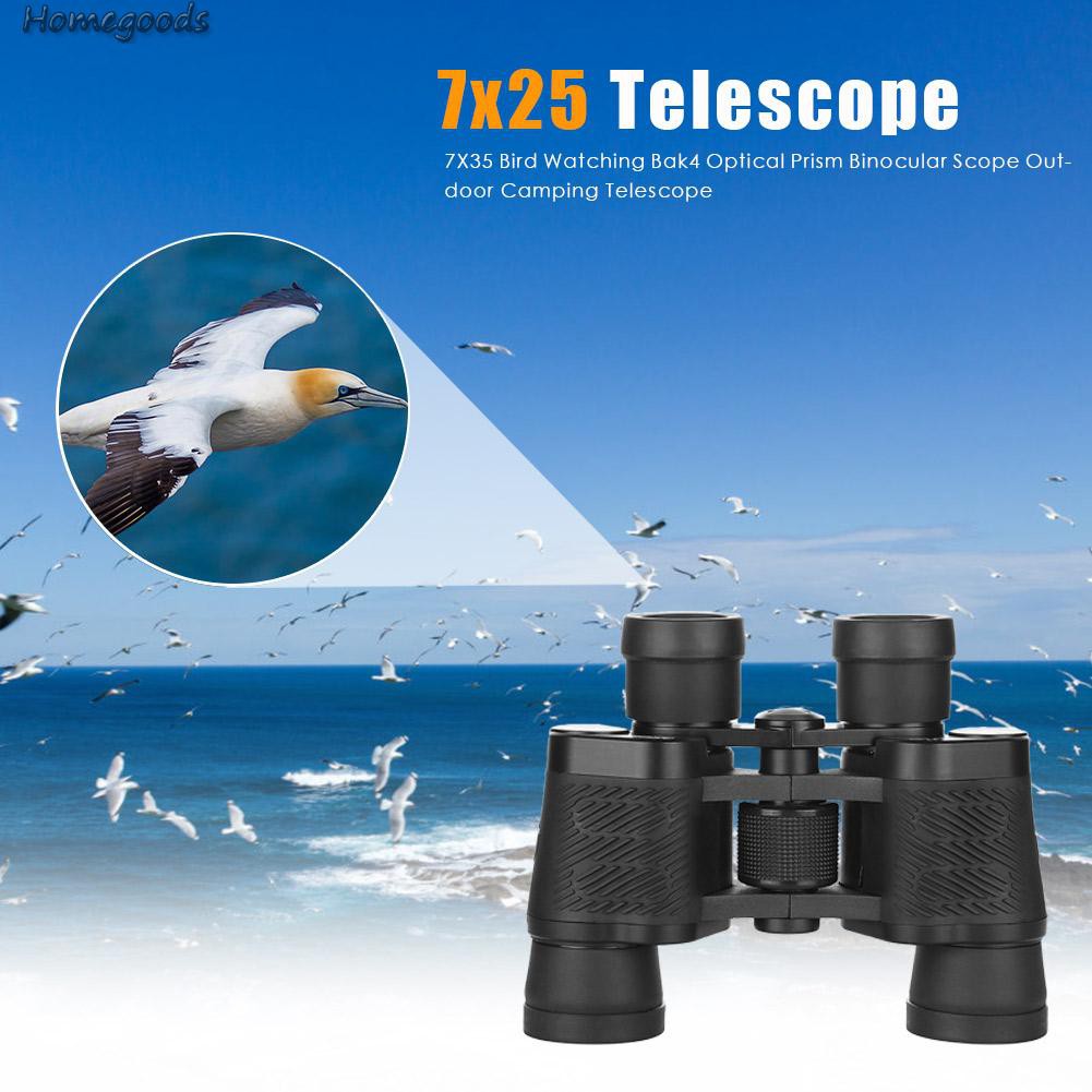 HOME-Portable 7X35 Bak4 Binocular Scope Outdoor Travel Camping Hunting Telescope-GOODS