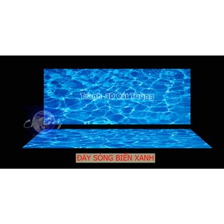 Tranh 3d. tranh dán bể cá thủy sinh, bể cá rồng