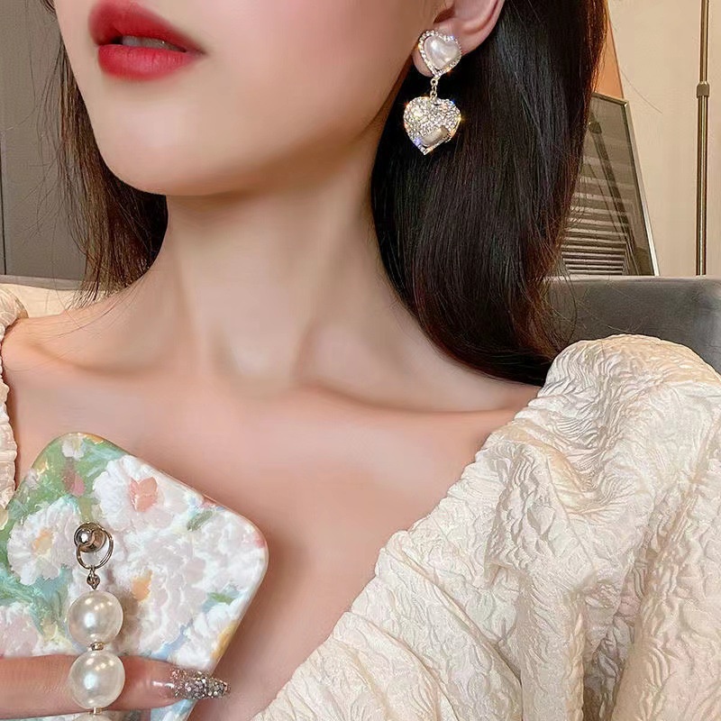 Bông Tai Ngọc Trai Hình Tròn Thời Trang Sang Trọng 2022