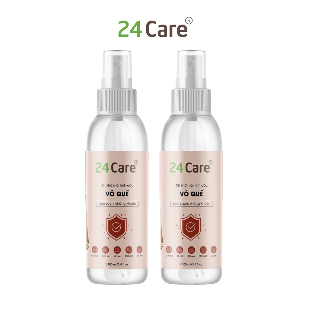 combo 2 xịt quế 24Care 50ml/chai