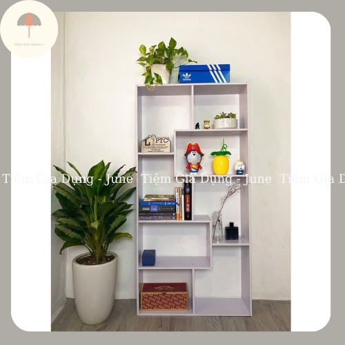 Kệ Sách Gỗ Để Sàn Chữ U Gỗ MDF Cao Cấp - Tủ gỗ Sơn Chống Mọt Bền Đẹp