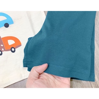 Bộ cotton giấy xuất Hàn bé trai