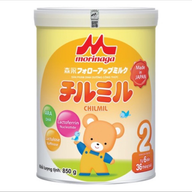 Sữa bột Morinaga số 2 850g date T2/2025
