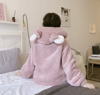 Bộ đồ ngủ tai động vật (cừu, thỏ)