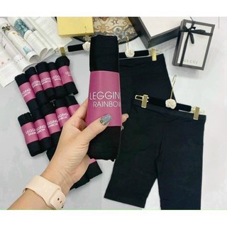 Quần legging lửng nữ nâng mông co dãn