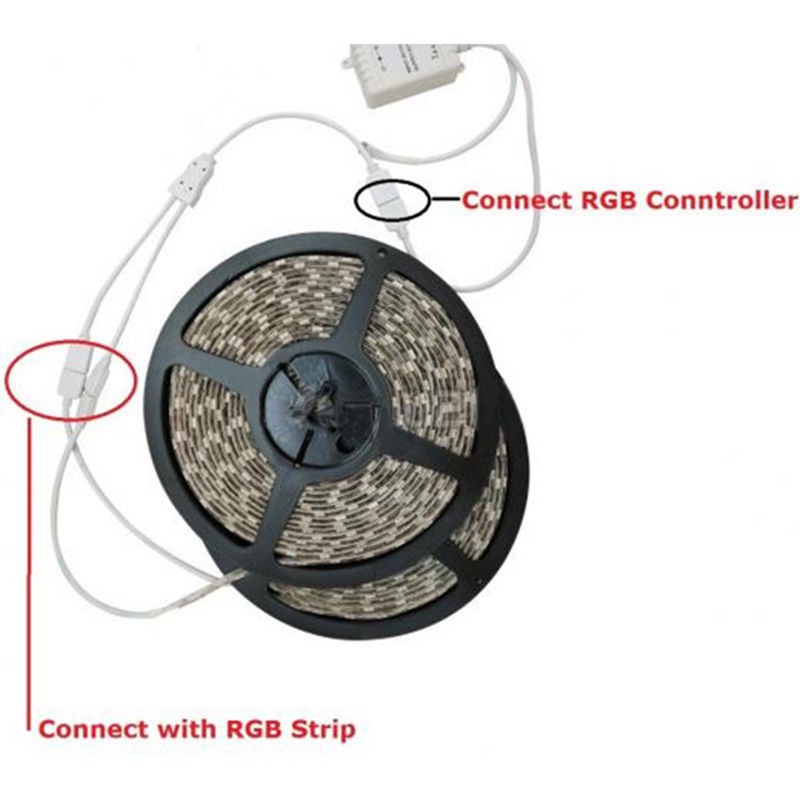 Cáp nối 4 chấu cho dải đèn LED RGB 3528 5050