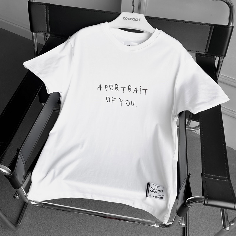 Áo thun phông chất liệu 100% cotton form rộng unisex A PORTRAIT OF YOU CCS130 by COCCACH