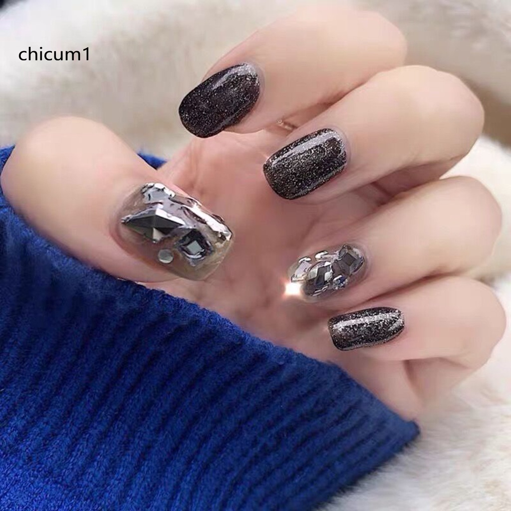 [Hàng mới về] Túi 50 hạt đá đính móng tay nghệ thuật 3D long lanh