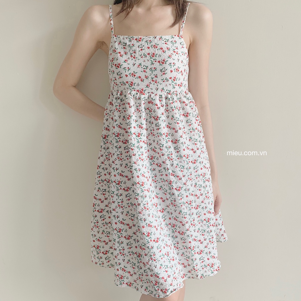 ĐẦM HAI DÂY DÁNG XÓE BUBY DRESS