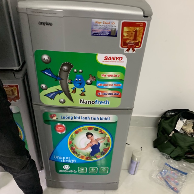 [ELHADEC giảm tối đa 1TR] Tủ lạnh sanyo 145l đã qua sử dụng khu vực sài gòn