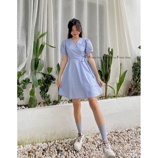 ĐẦM CHÉO NGỰC THẮT HÔNG CÓ TÚI
