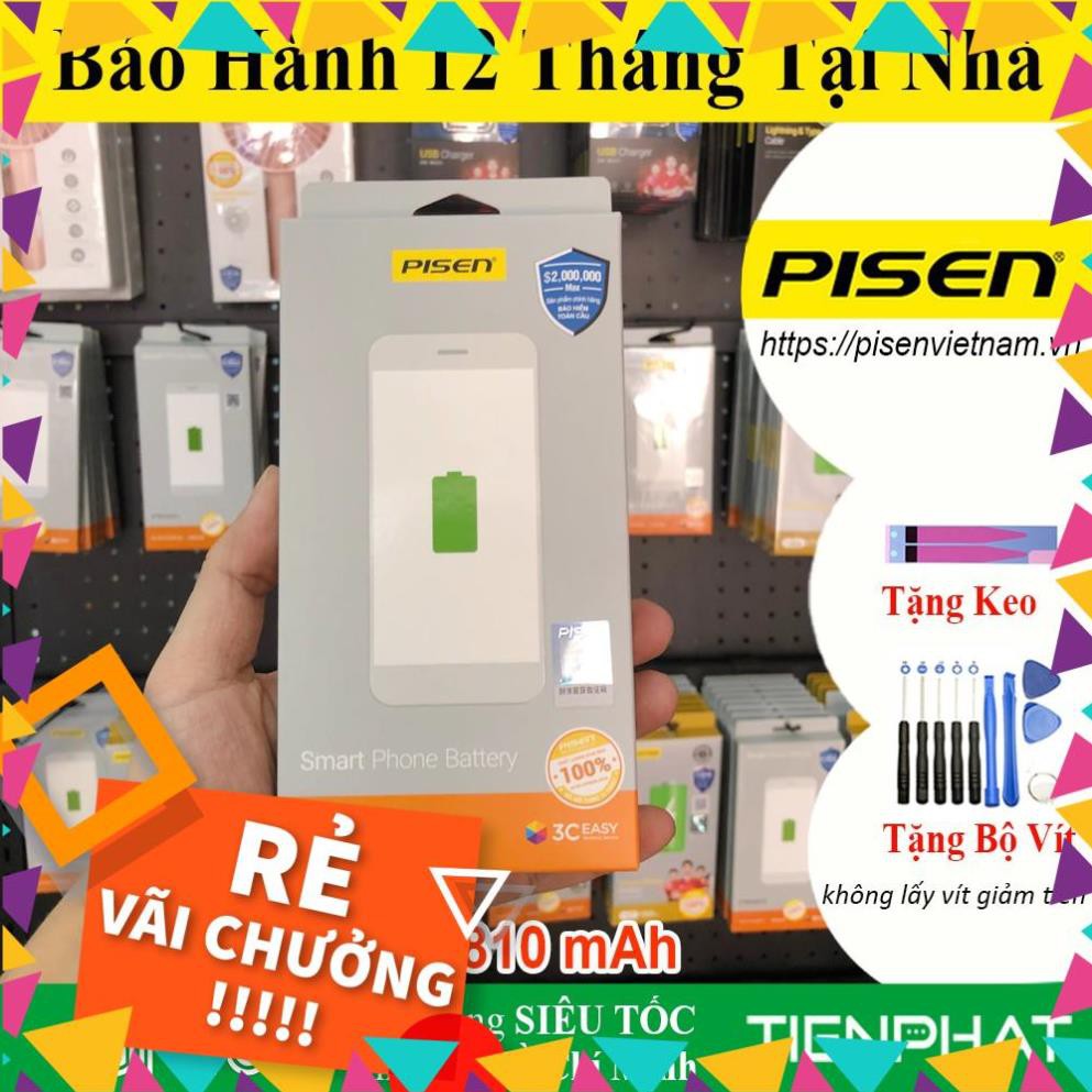 ( KIBO ) Pin iPhone 6 - Chất lượng cao - Chính hãng Pisen