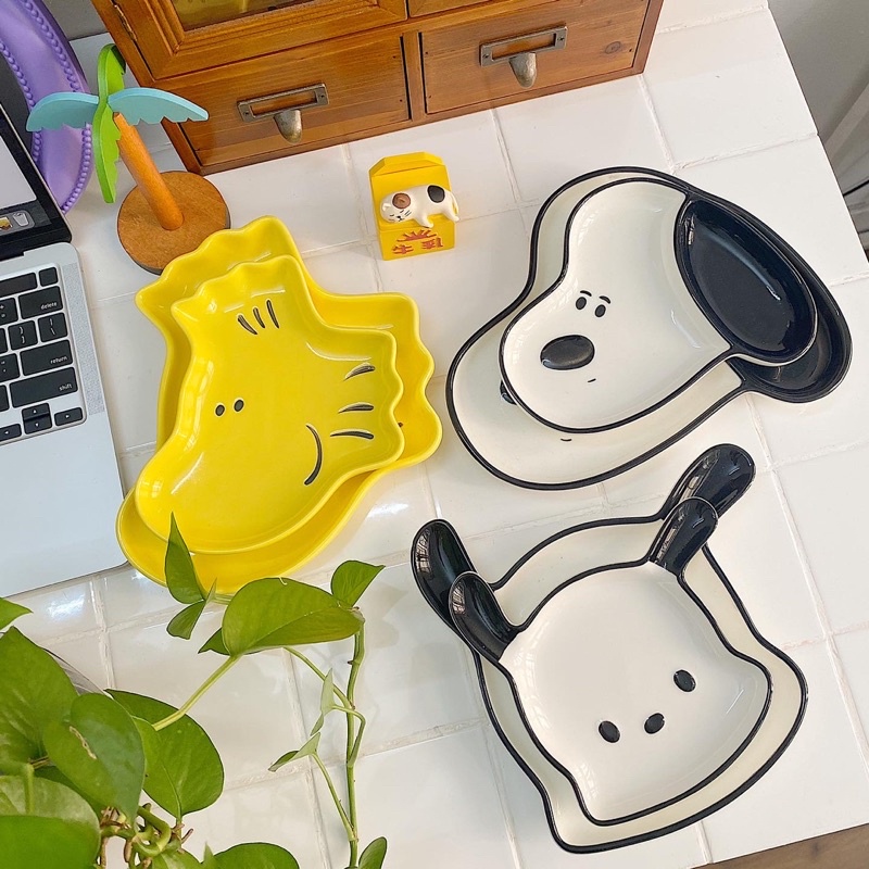 Đĩa sứ nhân vật Snoopy