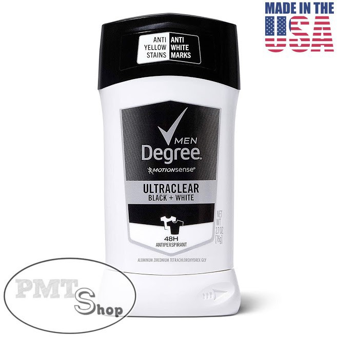 [G01] [USA] Lăn sáp khử mùi nam Degree men Deodorant 85g | Antiperspirant 76g - Black & White, Cool Rush, Intense Sport 