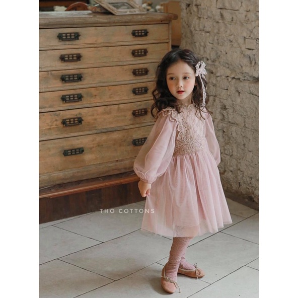 Váy cánh tiên Hàn Quốc bé gái siêu điệu đà