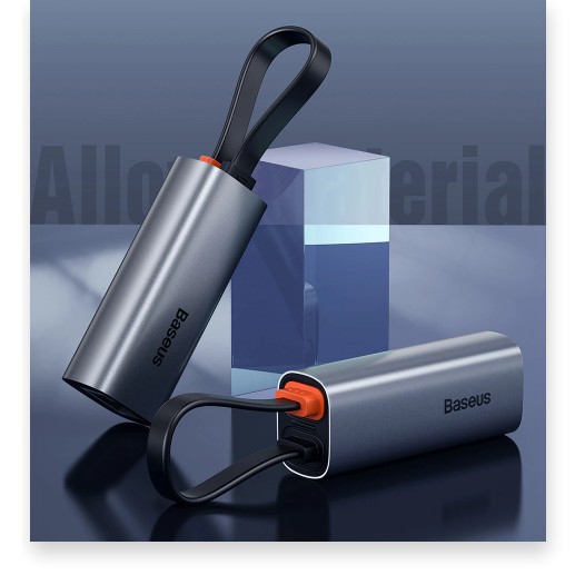 ub Chuyển Đổi Baseus Steel Cannon Series USB A Gigabit LAN Adapter Từ USB / Type-C Sang RJ45 Cho Macbook Pro