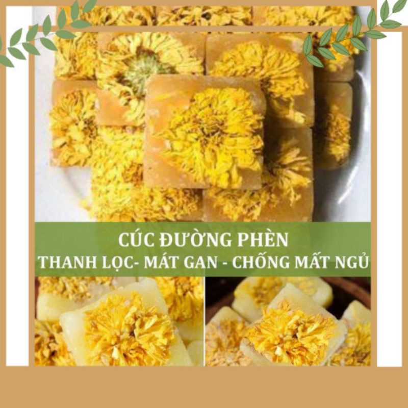 Trà hoa cúc đường phèn thanh lọc cơ thể