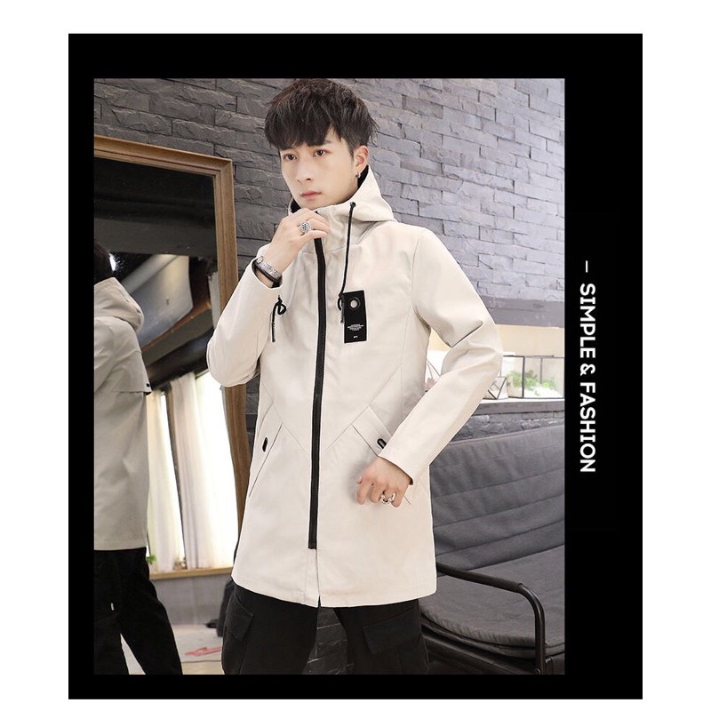 Áo khoác gió - Áo khoác Kaky Lót Lông  thời trang thu đông quảng châu