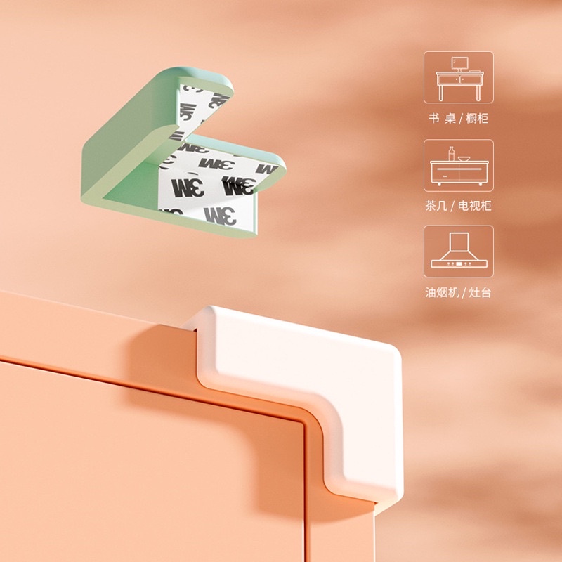 BỌC GÓC BÀN, GÓC TỦ, GÓC KÍNH SLICONE CAO CẤP AN TOÀN CHO BÉ