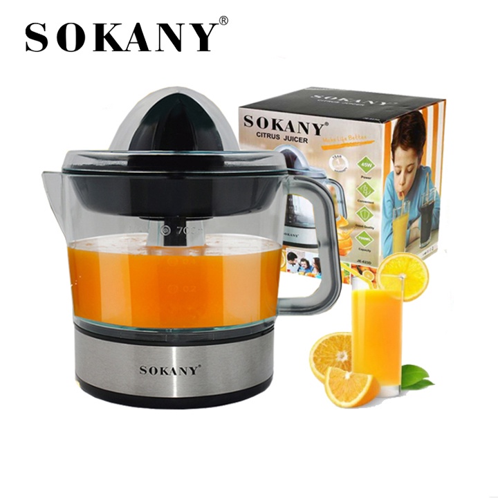 Máy ép cam tự động, máy vắt cam SOKANY JE-623D 700Ml chính hãng [BH 12 Tháng]