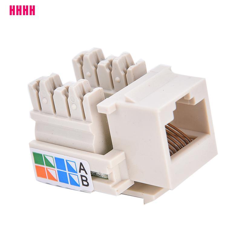 Đầu Kết Nối Mạng Lan CAT5 RJ45 Màu Trắng