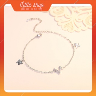Lắc chân Little bạc 925 phong cách Hàn Quốc