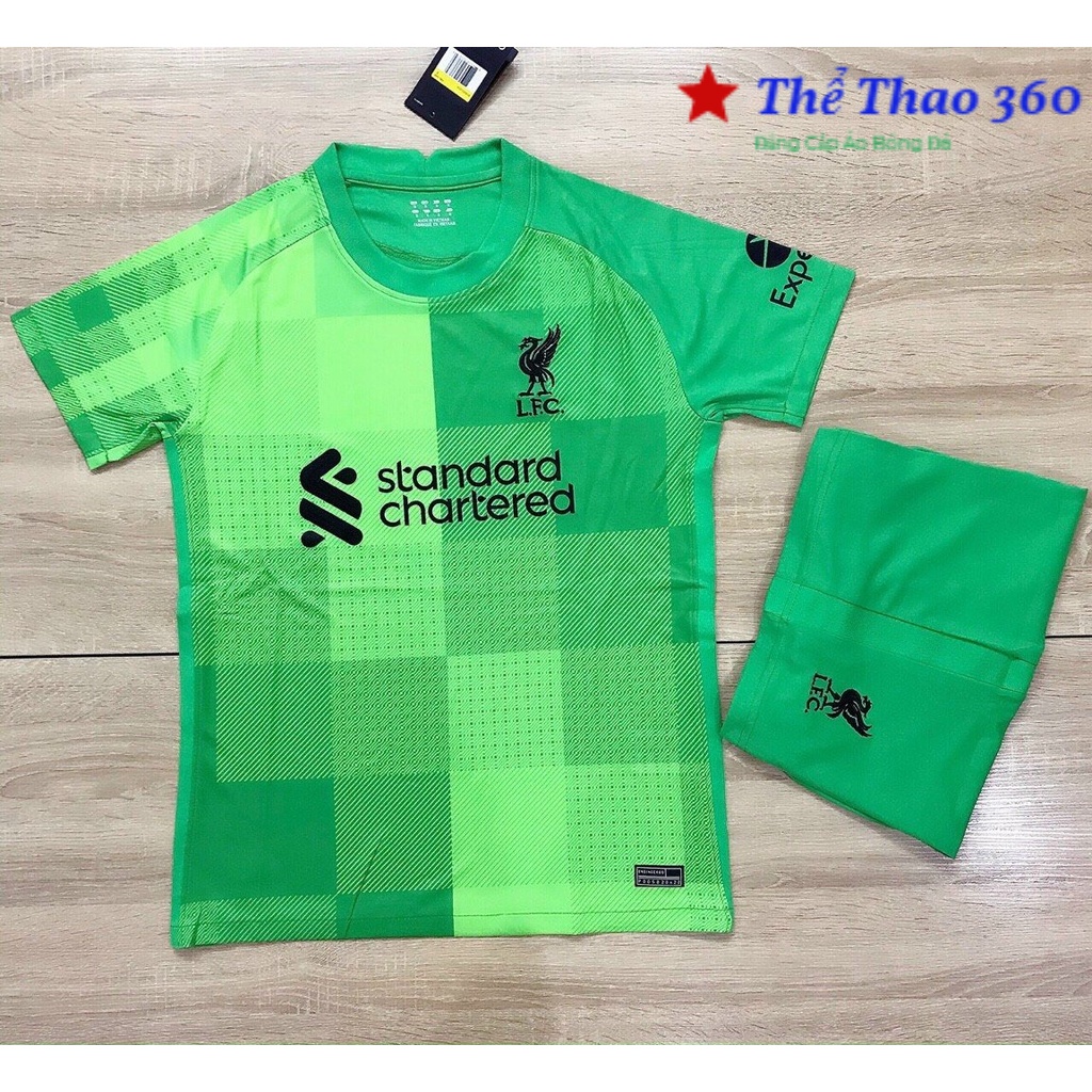 Áo Bóng Đá CLB Liverpool -Mẫu Thủ Môn 2021 2022 Mới- Chất Polyeste Cao Cấp - Co Giãn 4 Chiều