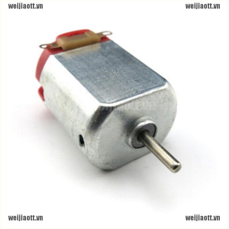 Động cơ vi mô WEJT R130 loại 130 3-6V DC 0.35-0.4A 8000 RPM mới