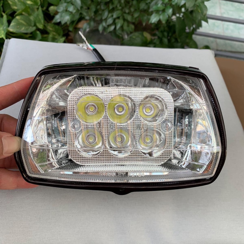 BỘ ĐÈN PHA LED CHO XE DREAM SIÊU SÁNG CỤM CHOÁ ĐÈN 6 LED CHO ĐREAM CỰC SÁNG