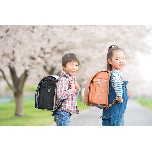 [Mã 267FMCGSALE giảm 8% đơn 500K] Cặp học sinh chống gù lưng Nhật Bản Màu hồng cánh đào - C01.HONGNHAT