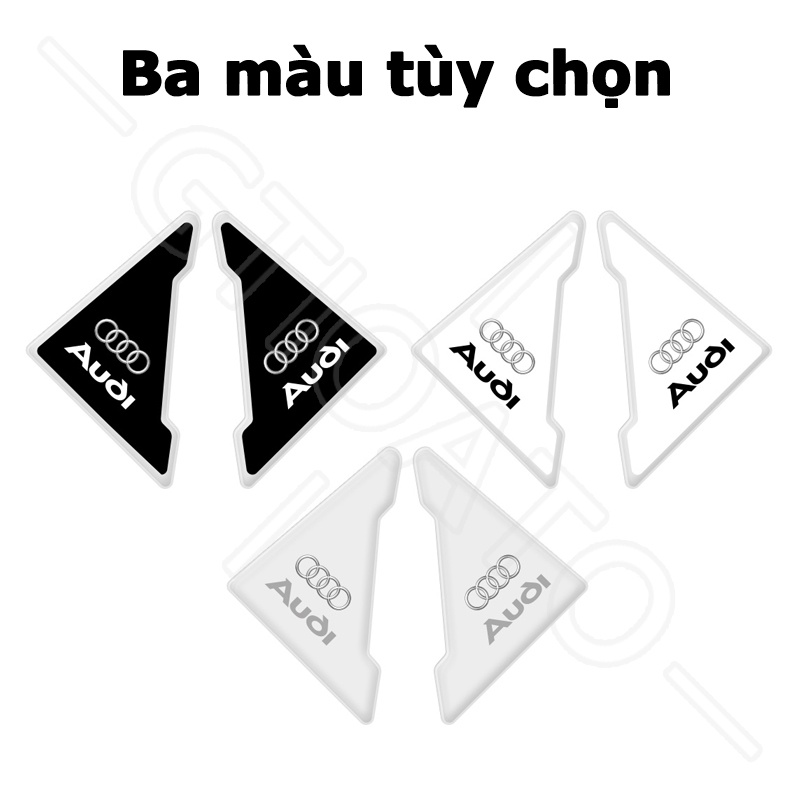 GTIOATO ChốNg Va ĐậP CửA Ô Tô Dán Góc Cửa Ô Tô Miếng Dán Chống Trầy Xước Ô Tô Miếng Dán Xe Trang Trí Ô Tô Phụ KiệN Xe HơI Cho Audi Q3 Q2 S5 Q5 S4 R8 RS3 A7 A8 A4 Q7 TT Q8 A6 RS4 RS5 A3 A8L RS7 A1 A5 RS6 ETron E-Tron