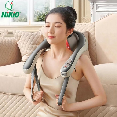 Máy massage xoa bóp day ấn cổ vai gáy Nikio NK-138 - Pin sạc