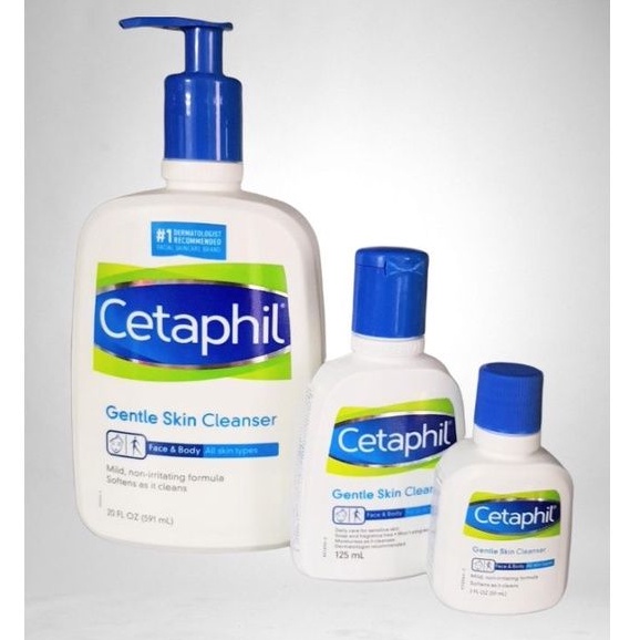Sữa rửa mặt dành cho da khô da nhạy cảm Cetaphil chai 59ml  125ml