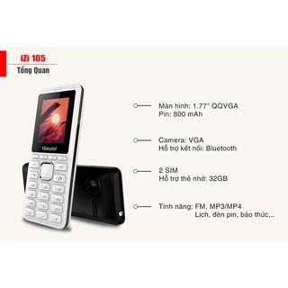 Điện thoại Masstel IZI 105