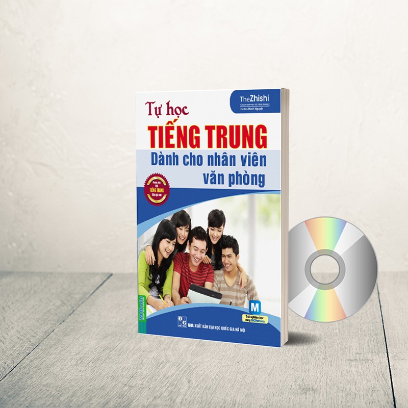 Sách - Tự Học Tiềng Trung Danh Cho Nhân Viên Văn Phòng + DVD quà tặng