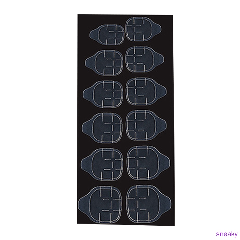 [Hàng mới về] Set 12/ 24 miếng dán móng tay nghệ thuật hai mặt tiện dụng