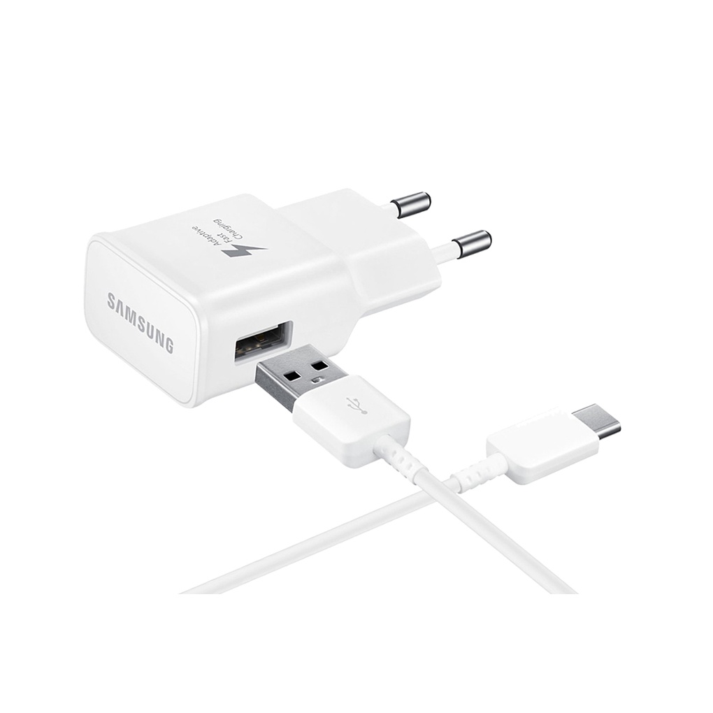 Bộ adapter sạc kèm cáp Type C 15W Samsung TA20EW