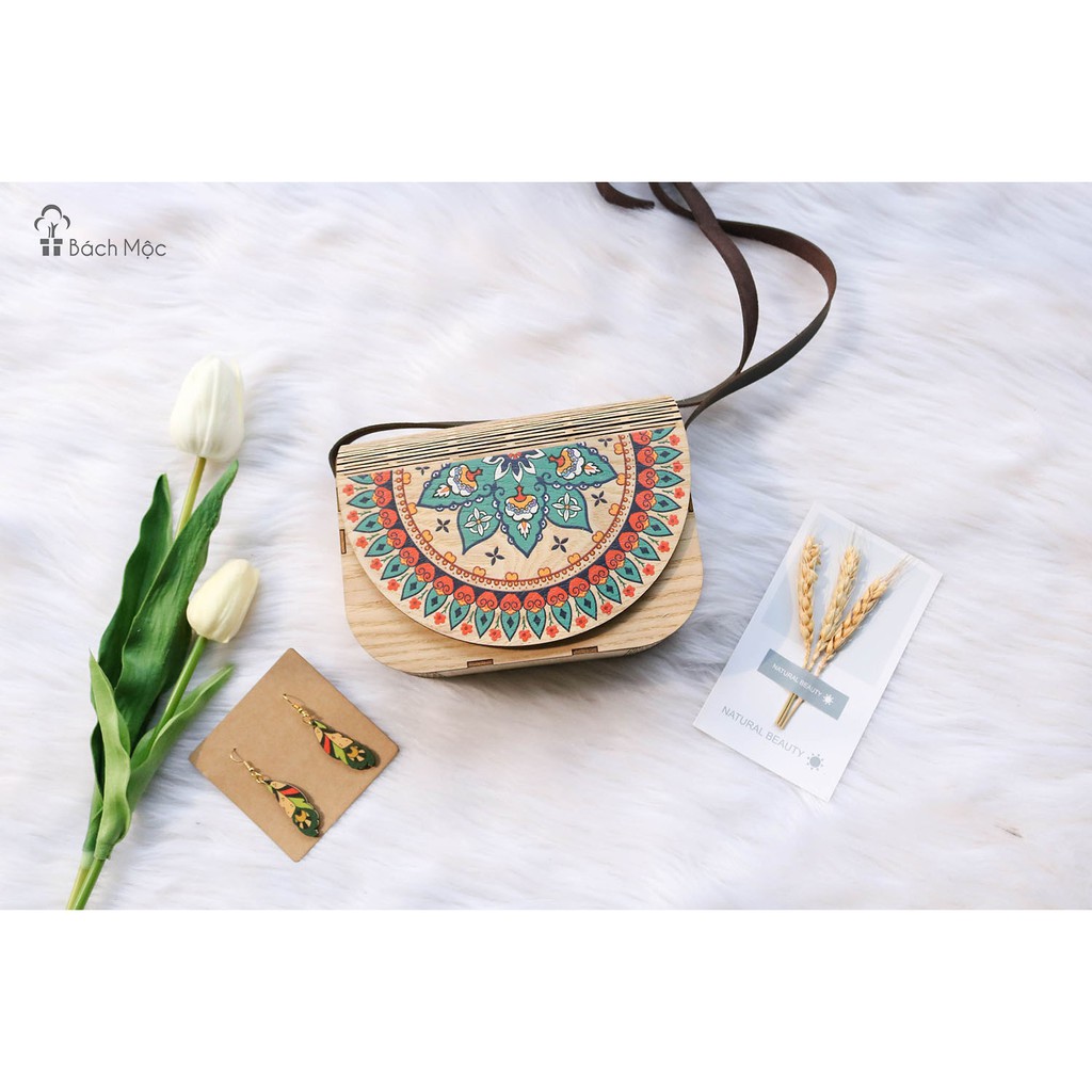 Sỉ - Lẻ Túi gỗ vintage