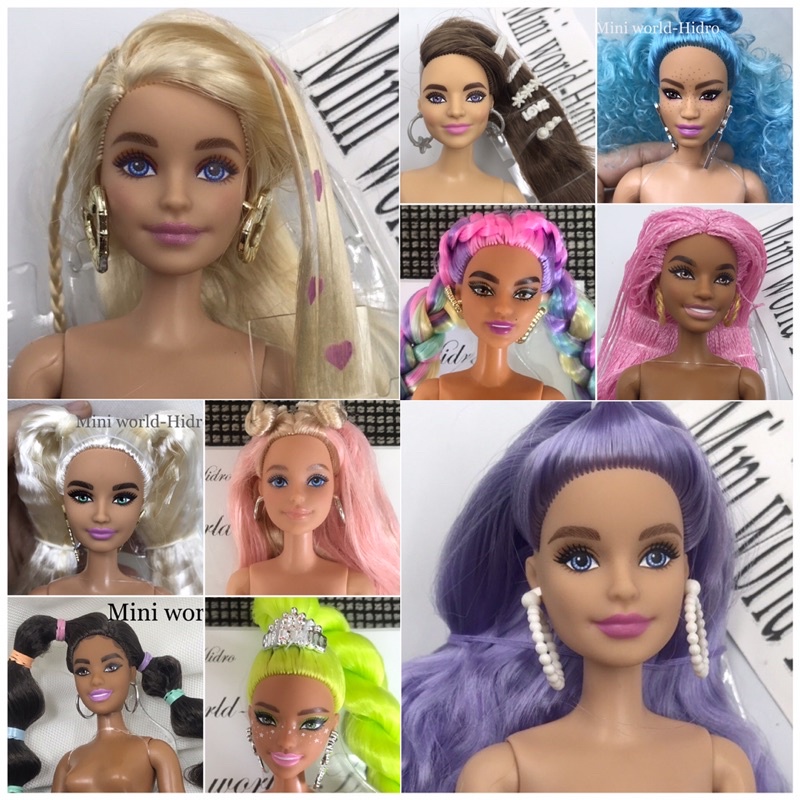 Búp bê Barbie Extra Doll Nude chính hãng Full khớp Combo nhiều sản phẩm