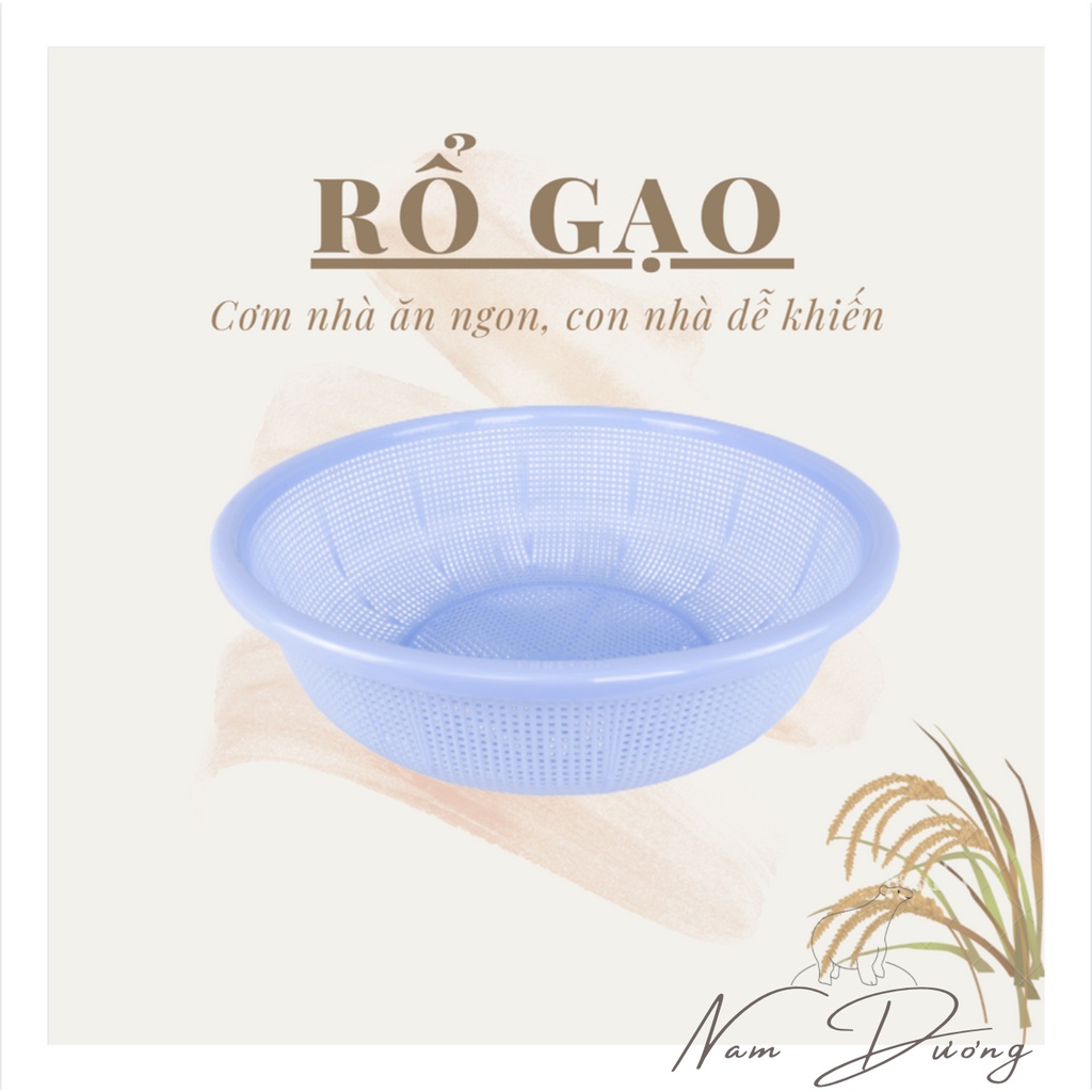 Rổ Gạo Nhựa Nam Dương (20cm/ 26cm/ 30cm/ 34cm/ 40cm) | BigBuy360 - bigbuy360.vn