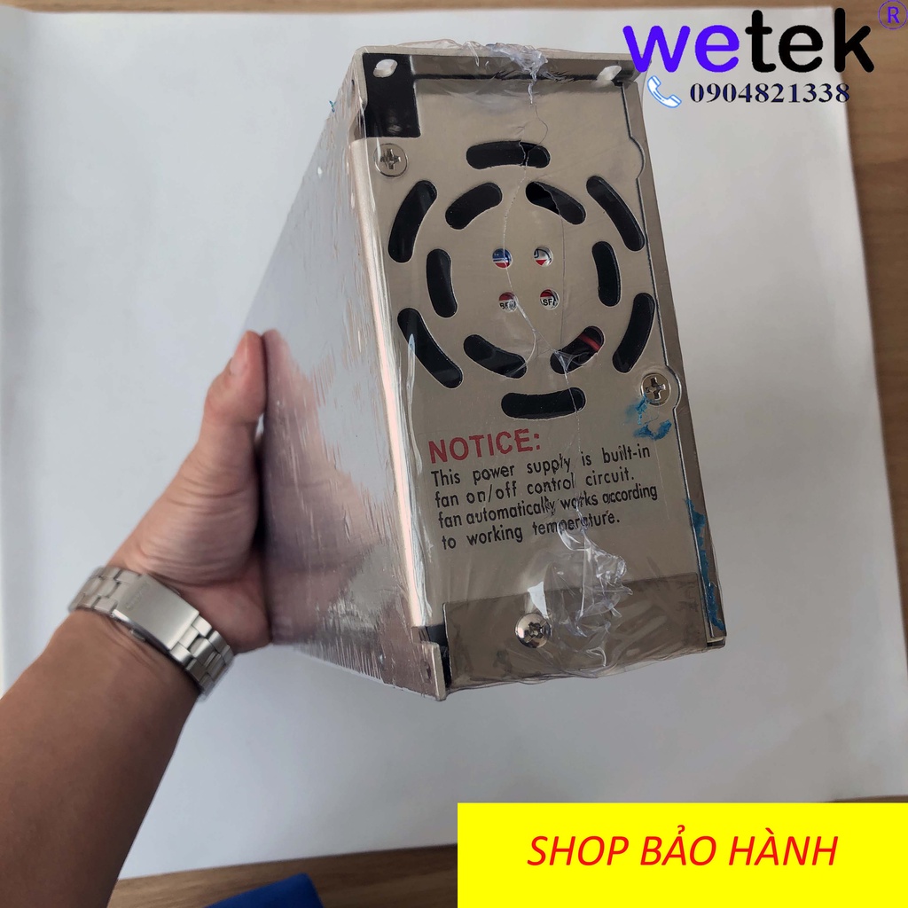 Nguồn xung tổ ong thương hiệu Sinotimer S-600-12, 600W, 12Vdc, 50A SMPS, cho dự án LED facade, đủ chứng chỉ, giấy tờ, BH