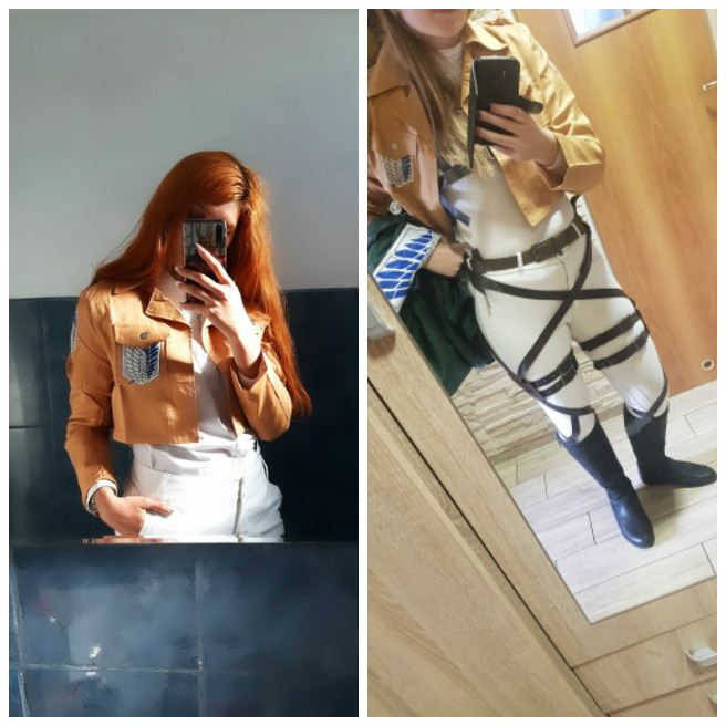 Áo Choàng Hóa Trang Nhân Vật Trong Phim Attack On Titan