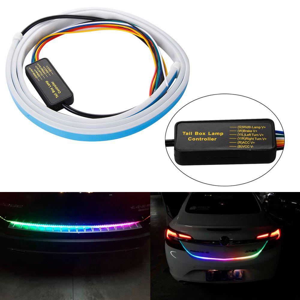 Dải Đèn LED Nhiều Màu Sắc Gắn Đuôi Xe Hơi