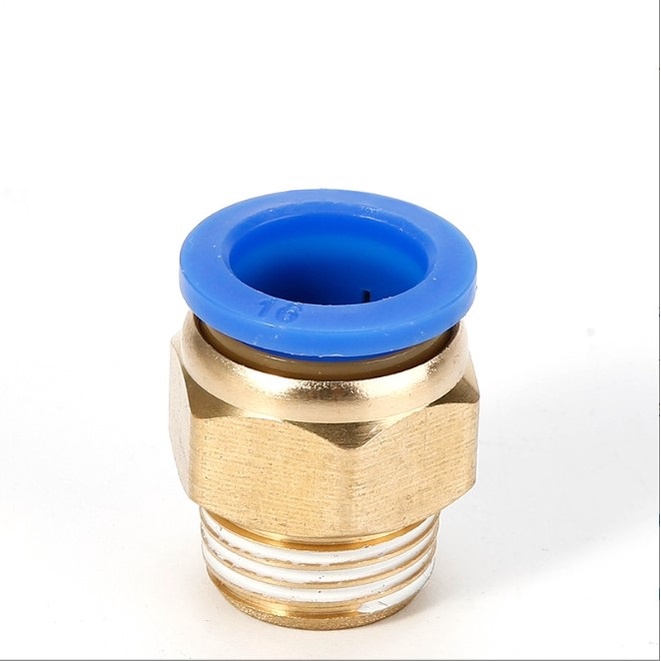 Đầu nối nhanh ống dây khí nén, chất lỏng 6mm các loại kích thước ren
