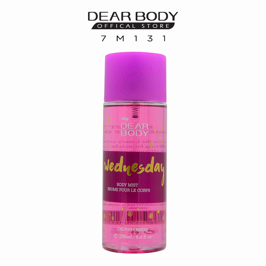 BODY MIST DEAR BODY 250ml - XỊT THƠM TOÀN THÂN 7 NGÀY SB Startup